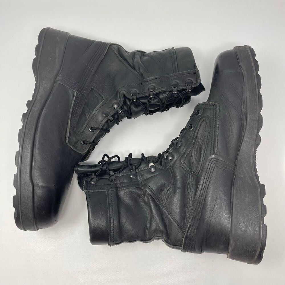 Belleville Military Steel Toe Boot 495 ST Black Leather Mens 11 R ASTM F 2413-18 - Picture 6 of 9